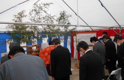 アイザック熊谷工場　地鎮祭を執り行いました。