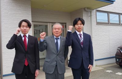 令和7年入社式を開催いたしました。
